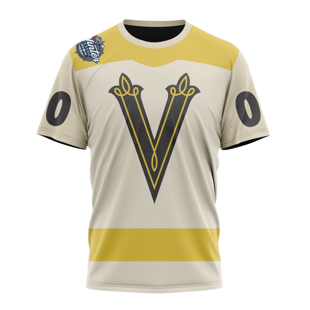 Vegas Golden Knights 2024 Winter Classic Customized Kits Personalized Name And Number T-Shirt Style Neasalamis.com