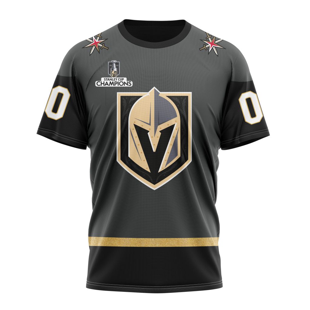 Vegas Golden Knights Personalized Away Kits Personalized Name And Number T-Shirt Style Neasalamis.com
