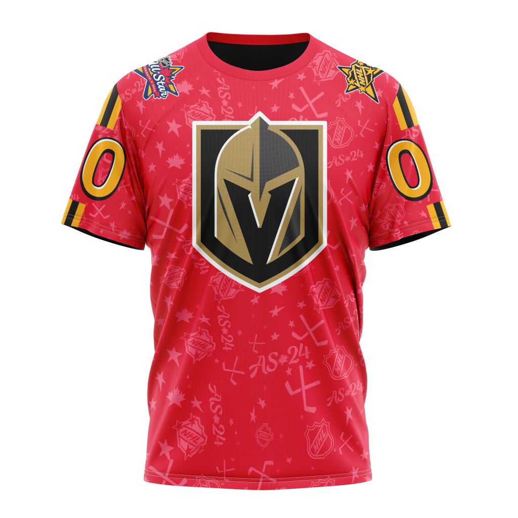 Vegas Golden Knights Special 2024 All-Star Game Design 01 Personalized Name And Number T-Shirt Style Neasalamis.com