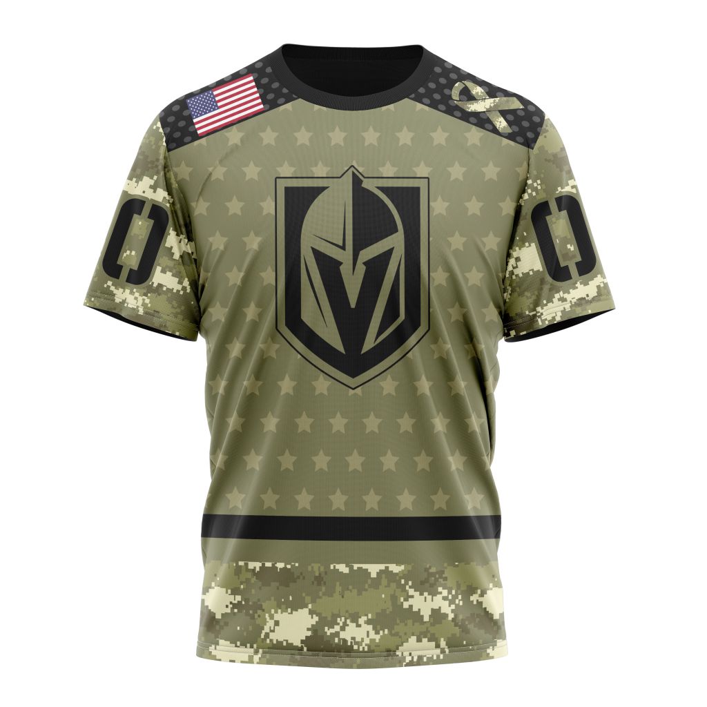 Vegas Golden Knights Special Camo Military Appreciation Personalized Name And Number T-Shirt Style Neasalamis.com