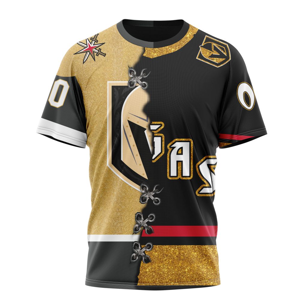 Vegas Golden Knights Special Home Mix Reverse Retro Personalized Kits Personalized Name And Number T-Shirt Style Neasalamis.com