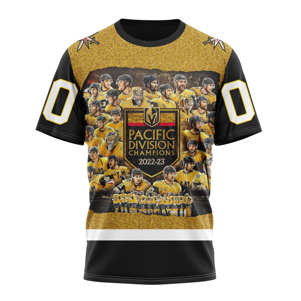 Vegas Golden Knights Special Pacific Division Champions Kits Personalized Name And Number T-Shirt Style Neasalamis.com