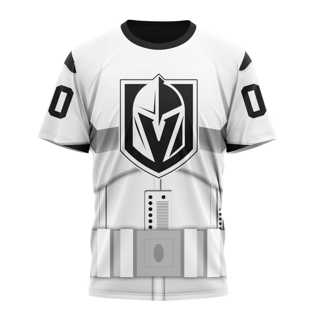 Vegas Golden Knights Special Star Wars Stormtroopers Design Personalized Name And Number T-Shirt Style Neasalamis.com