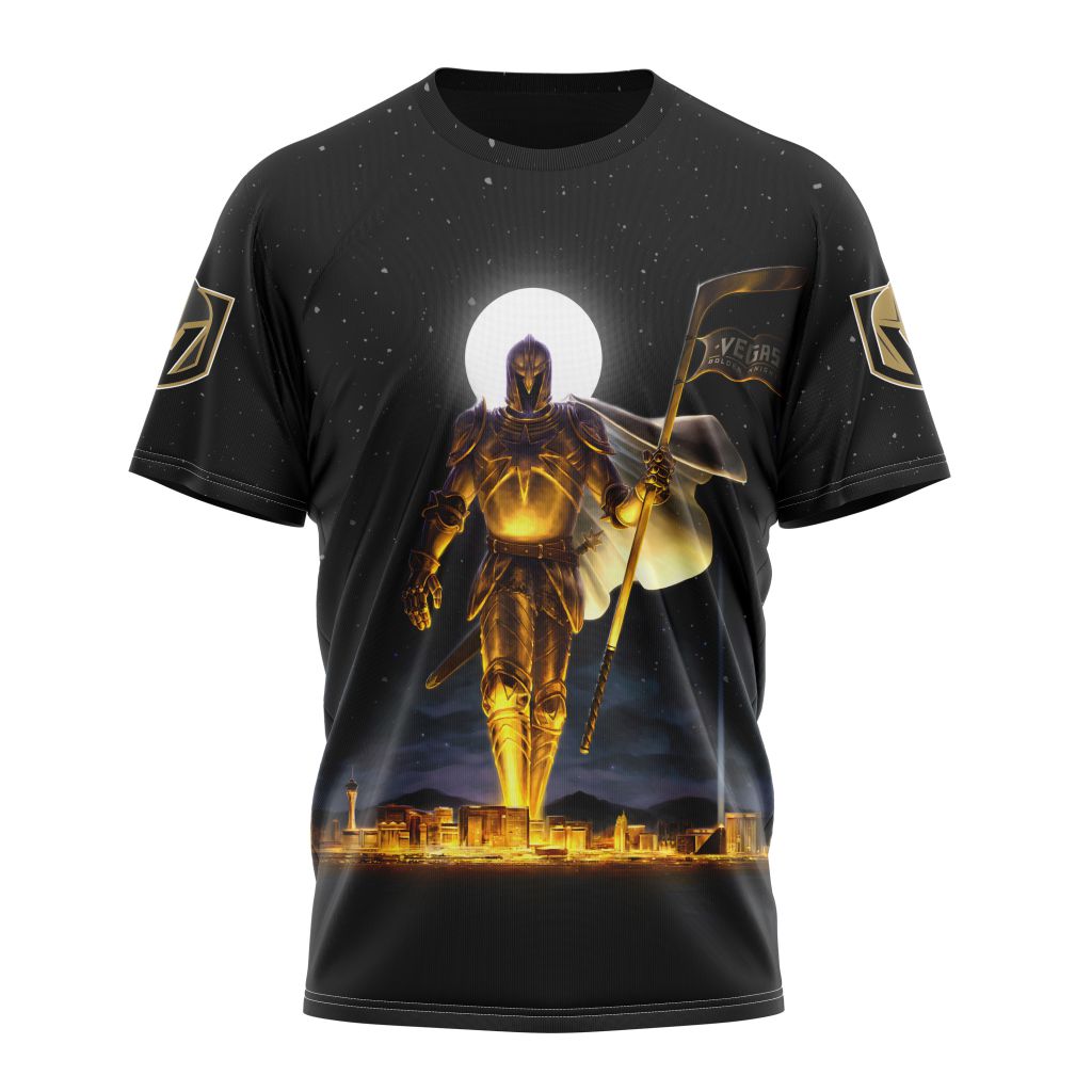 Vegas Golden Knights Special The Knight Cometh Design Personalized Name And Number T-Shirt Style Neasalamis.com