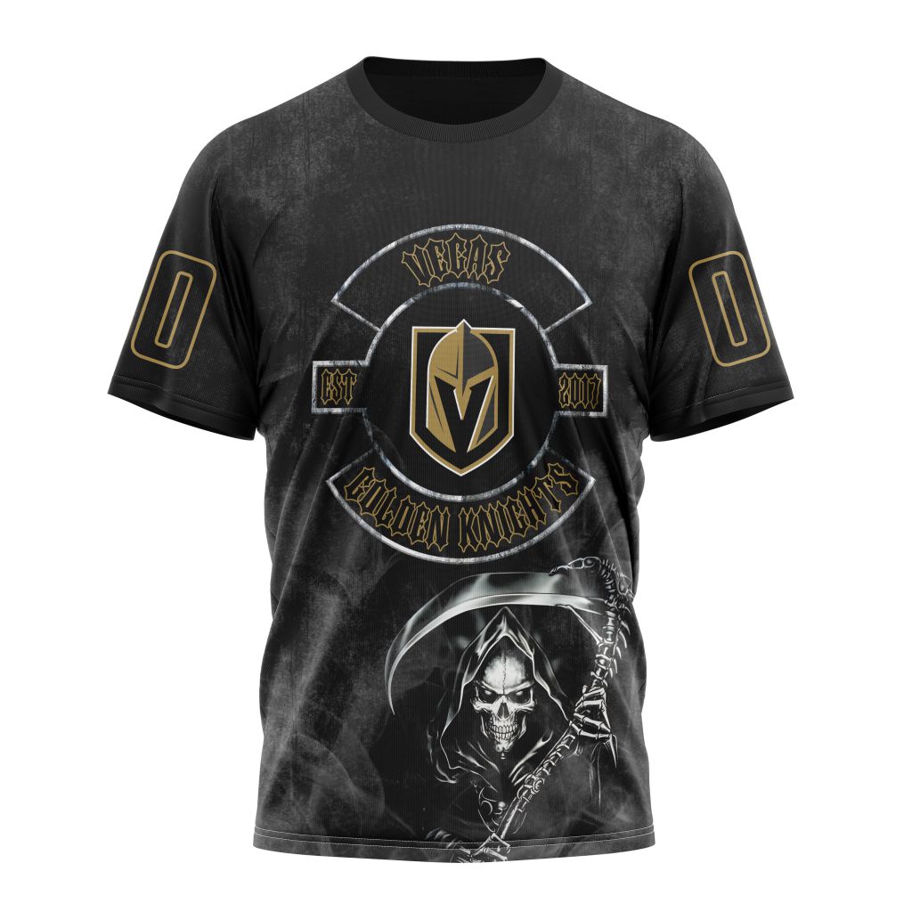 Vegas Golden Knights Specialized Kits For Rock Night Personalized Name And Number T-Shirt Style Neasalamis.com