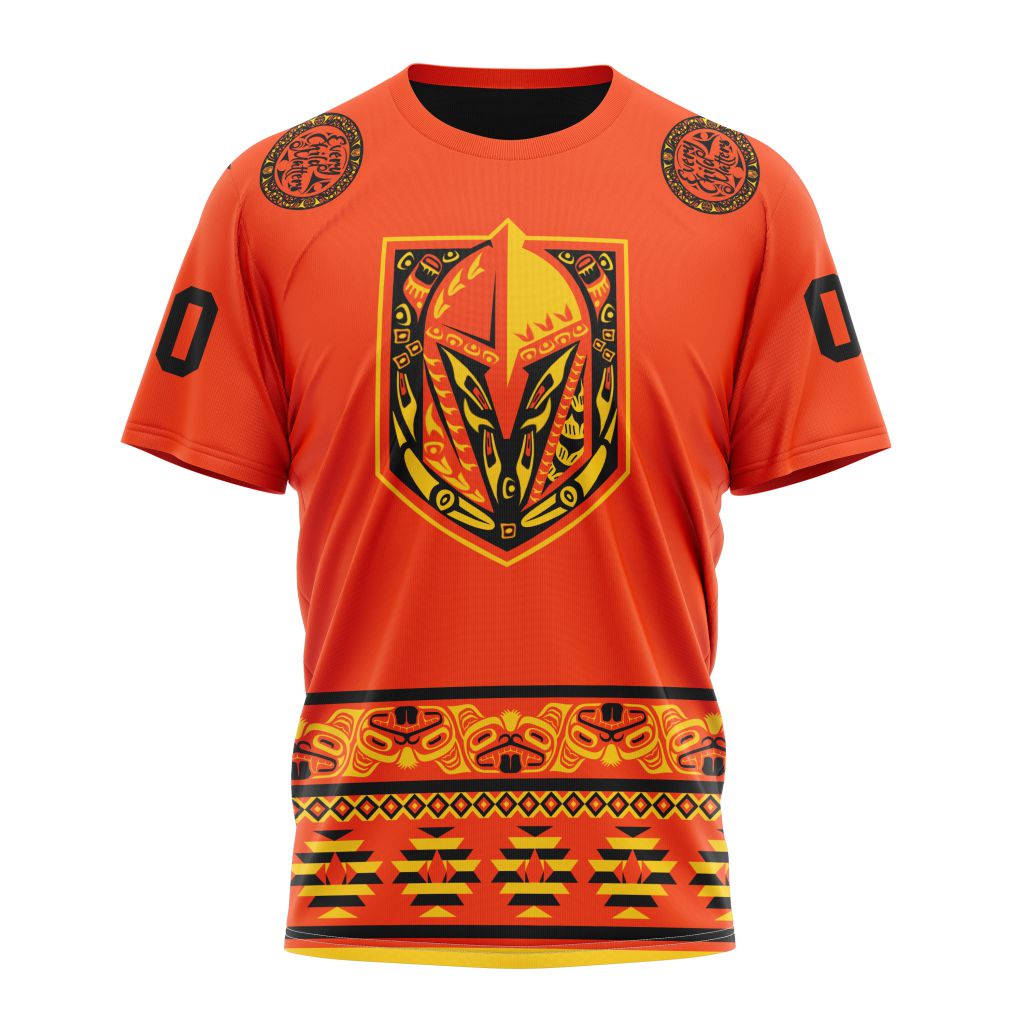 Vegas Golden Knights Specialized National Day For Truth And Reconciliation Personalized Name And Number T-Shirt Style Neasalamis.com