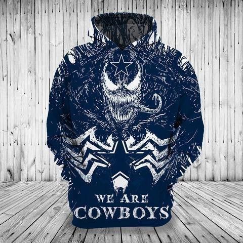 Venom Character Dallas Cowboys Hoodie Neasalamis