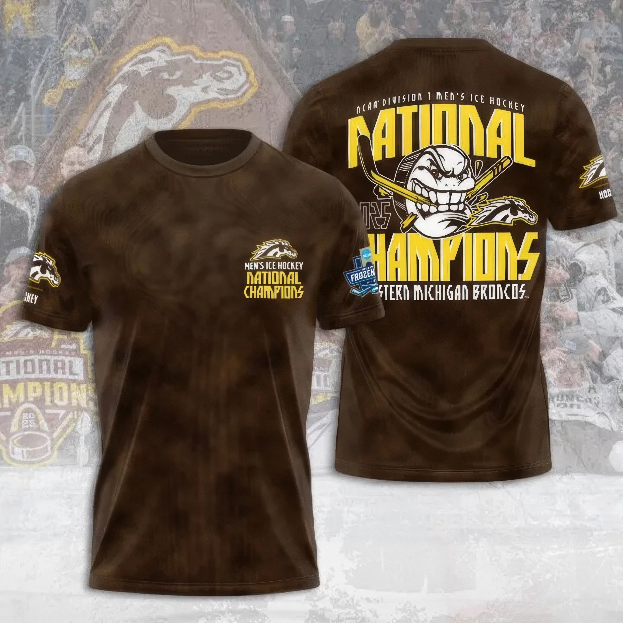 WMU Hockey 2025 National Champion Shirt Great Gifts For Hockey Fans Neasalamis.com