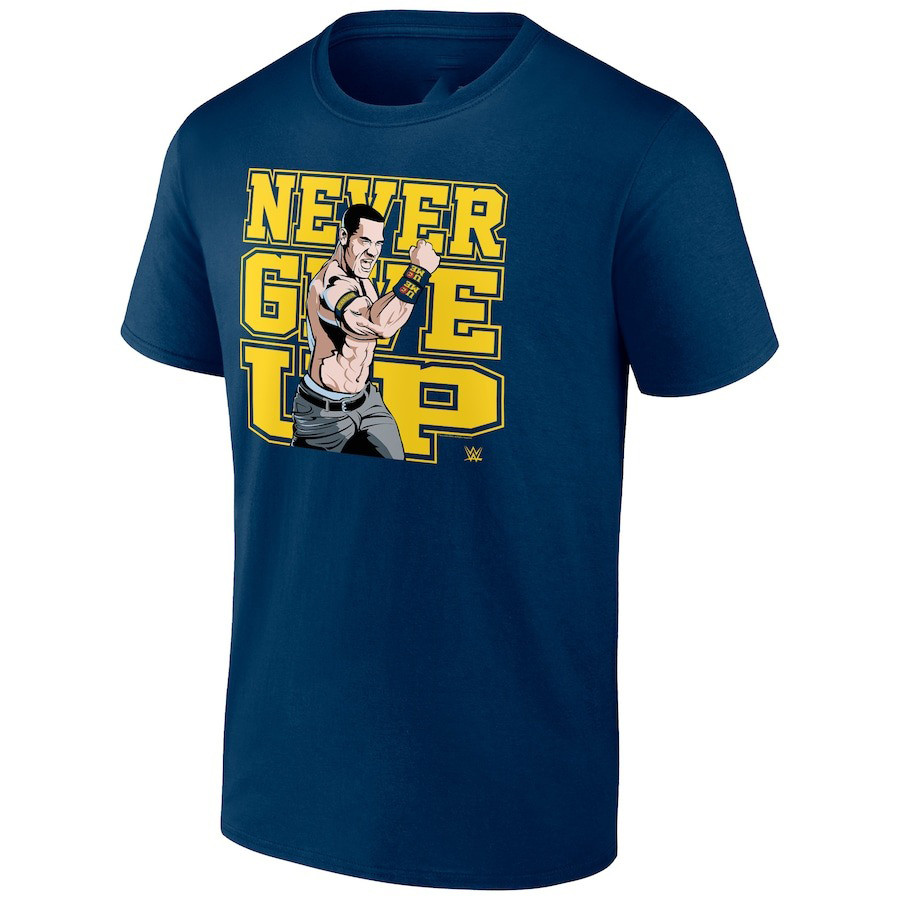 WWE John Cena Never Give Up T-Shirt Boyfriend Gift Ideas Neasalamis.com
