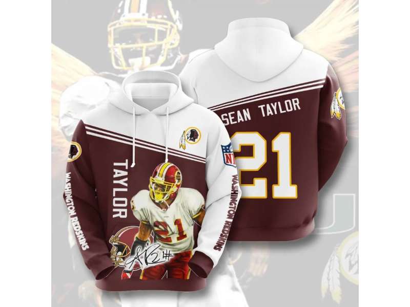 Washington Commanders 21 Taylor NFL Football Team Hoodie Neasalamis