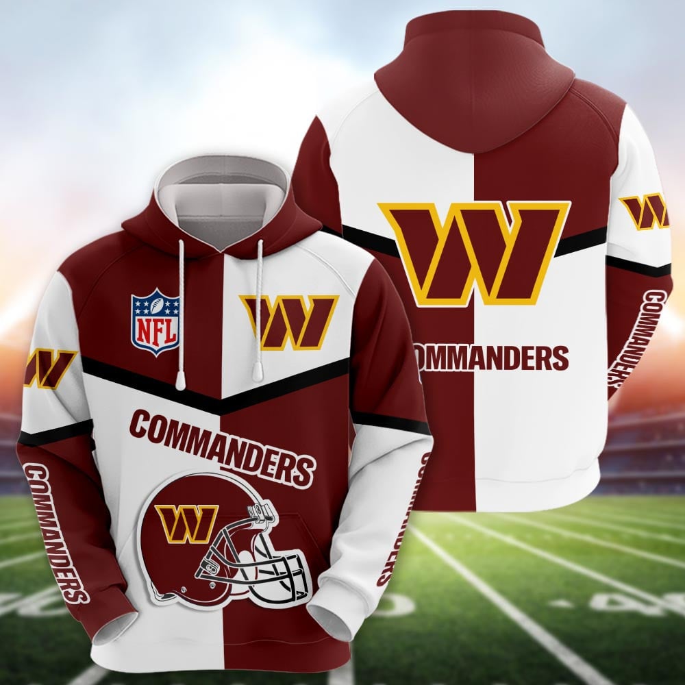 Washington Commanders 3D printed Sweatshirt Hoodie Zipped Hoodie Neasalamis