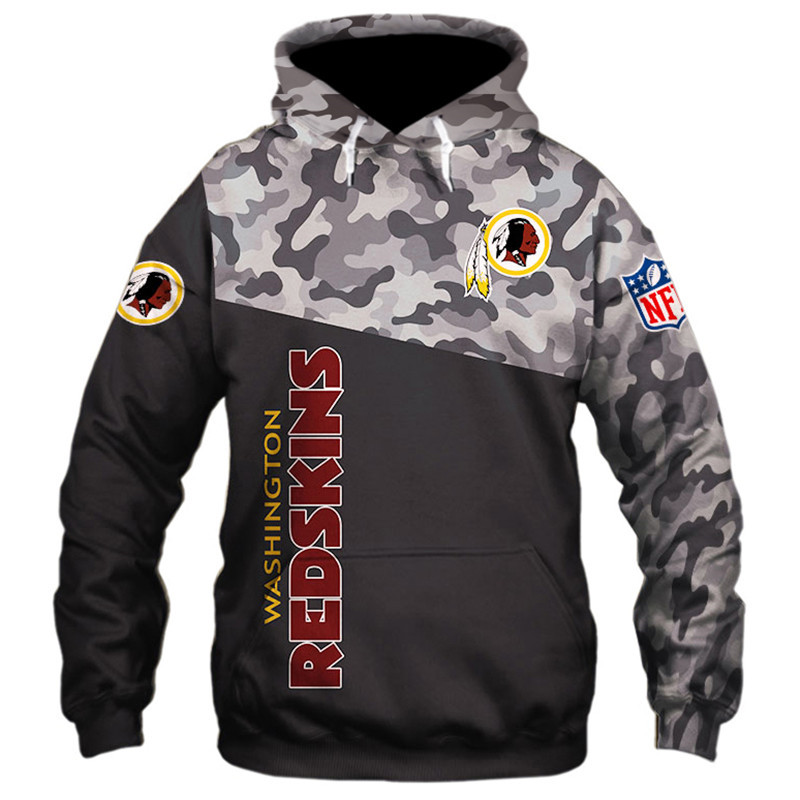 Washington Commanders Army Camo V3 NFL Football Team Hoodie Neasalamis