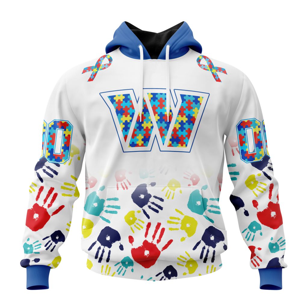 Washington Commanders Autism NFL Football Team Hoodie Neasalamis