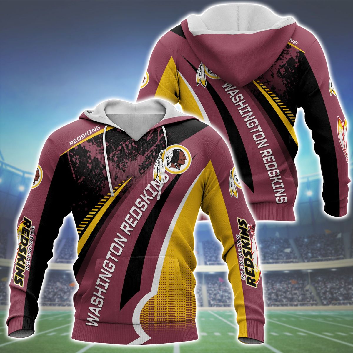 Washington Commanders Dust V1 NFL Football Team Hoodie Neasalamis