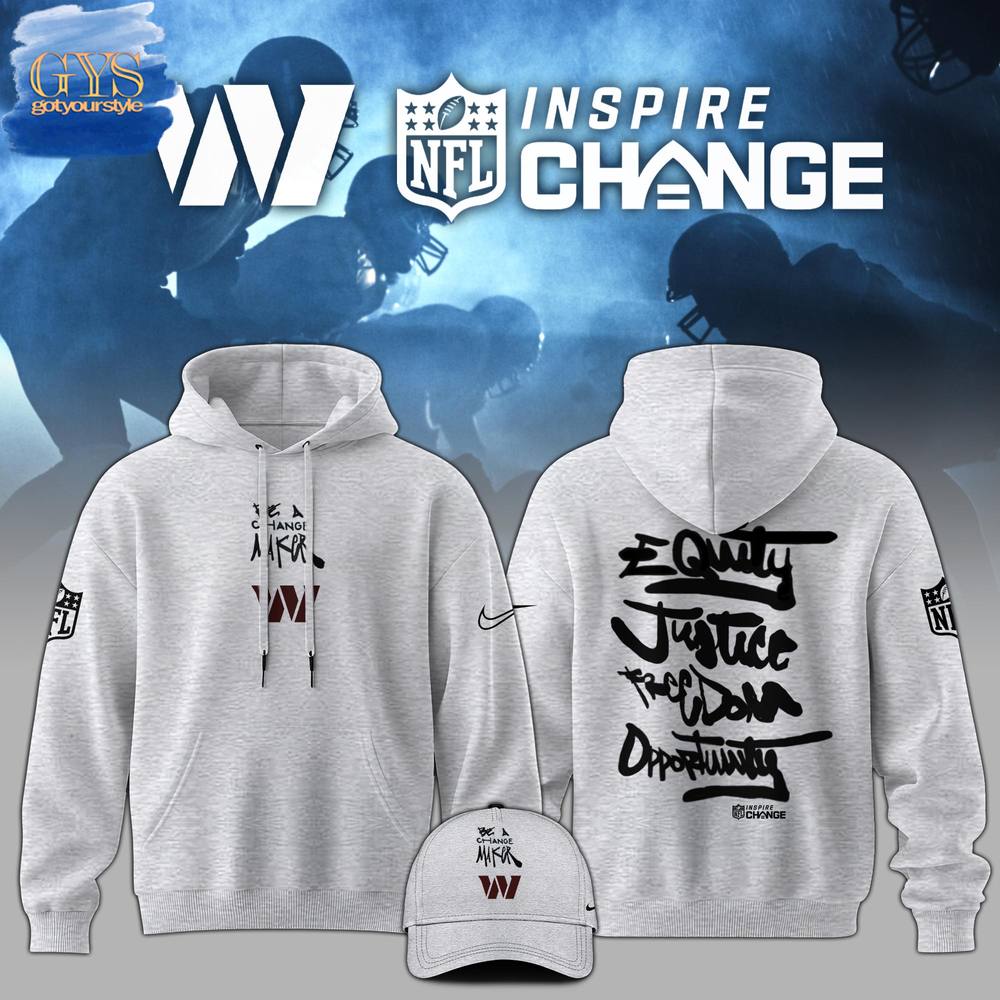 Washington Commanders NFL Be A Change Maker Hoodie Neasalamis