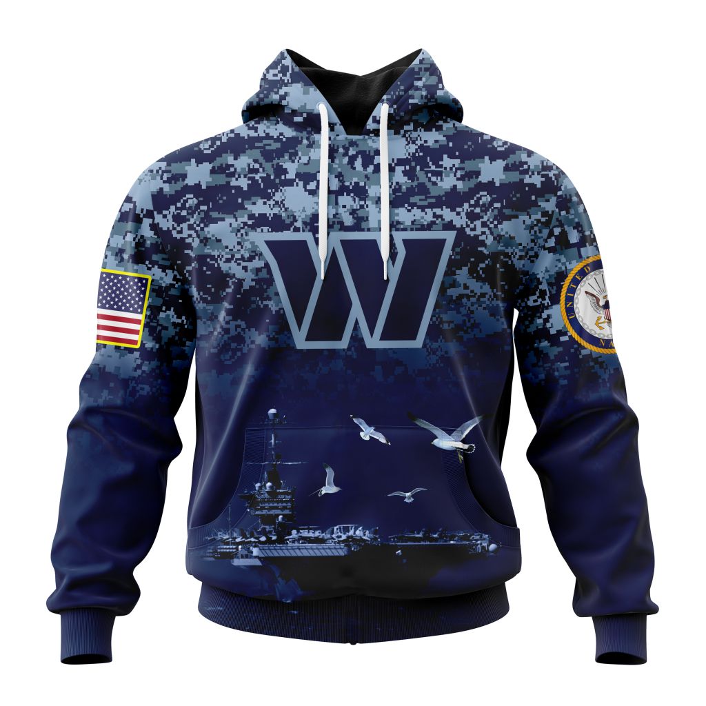 Washington Commanders Navy Camo V1 NFL Football Team Hoodie Neasalamis