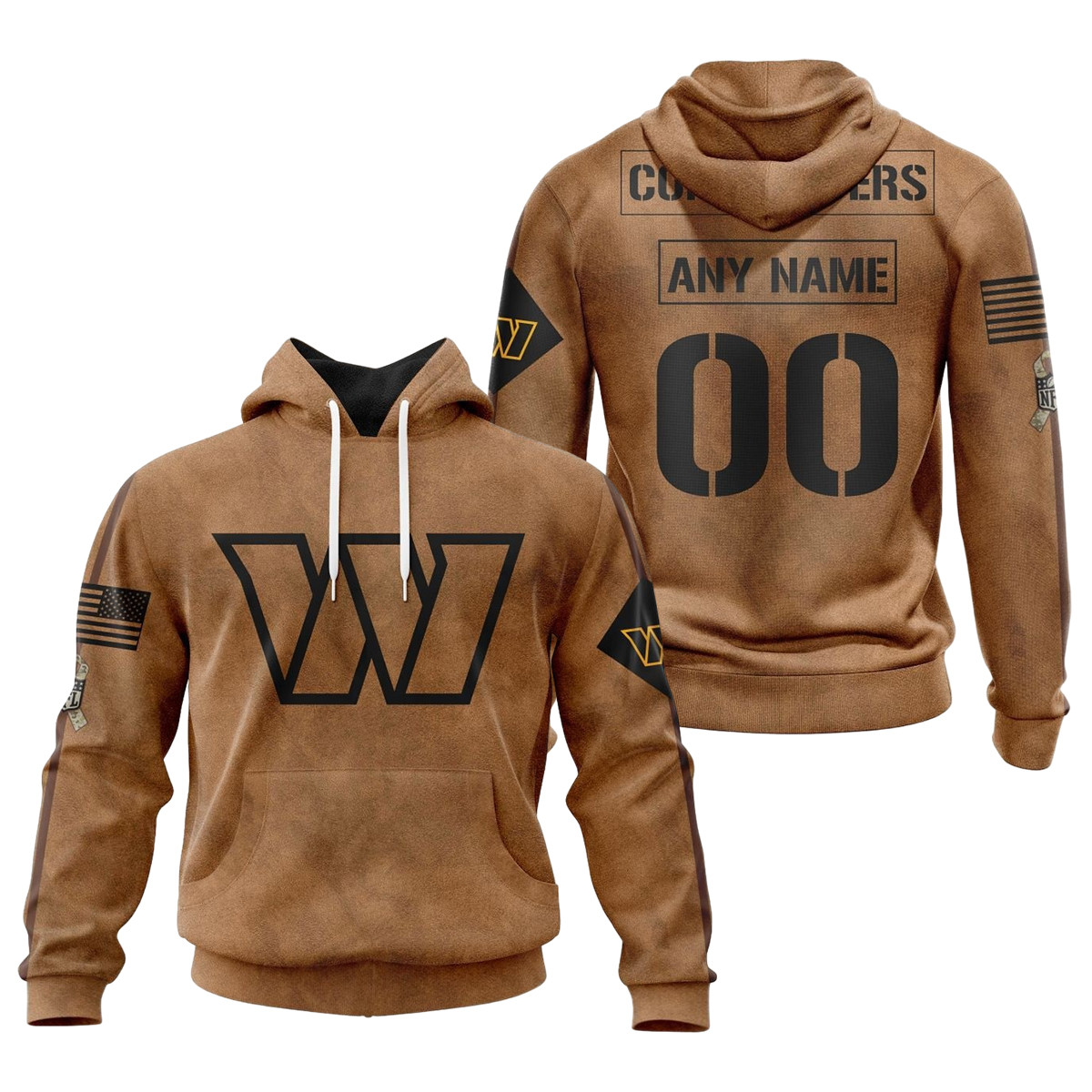 Washington Commanders Salute To Service Club 3D printed Sweatshirt Hoodie Zipped Hoodie Neasalamis