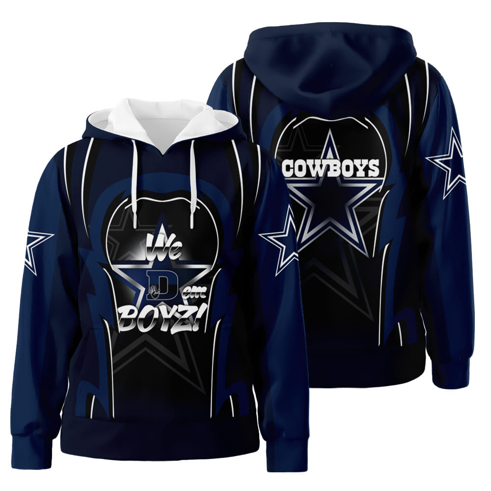 We Dem Boyz Dallas Cowboys 3D All Over Print Hoodie Zip-Up Hoodie Neasalamis