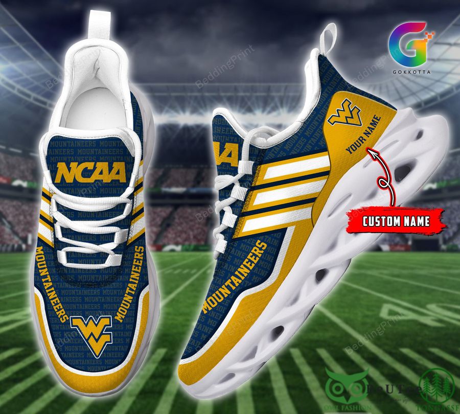 West Virginia Mountaineers Max Soul Shoes Sneakers For Men And Women neasalamis.com