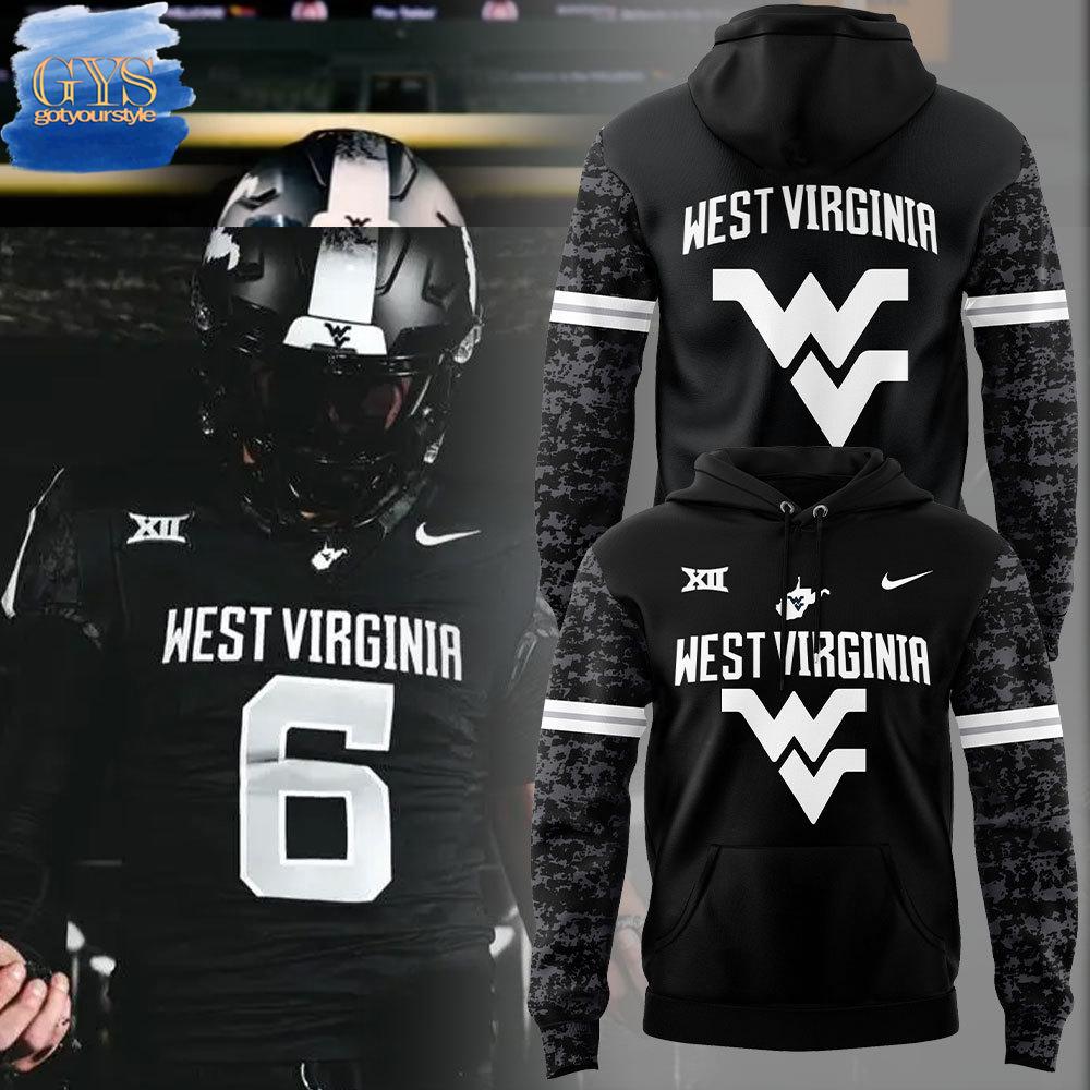 West Virginia Mountaineers Special Coal Black New Version Hoodie Neasalamis