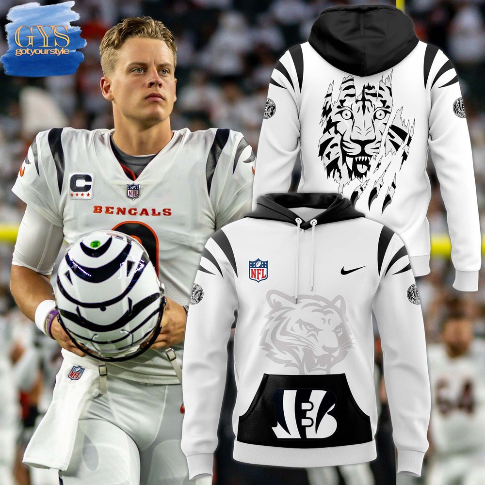 Whiteout Cincinnati Bengals 2024 Limited Pullover Hoodie Neasalamis