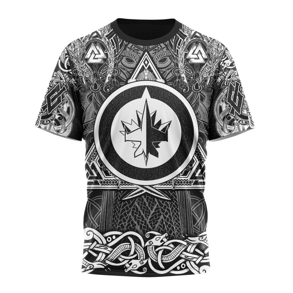 Winnipeg Jets Special Viking Design 01 Personalized Name And Number T-Shirt Style Neasalamis.com