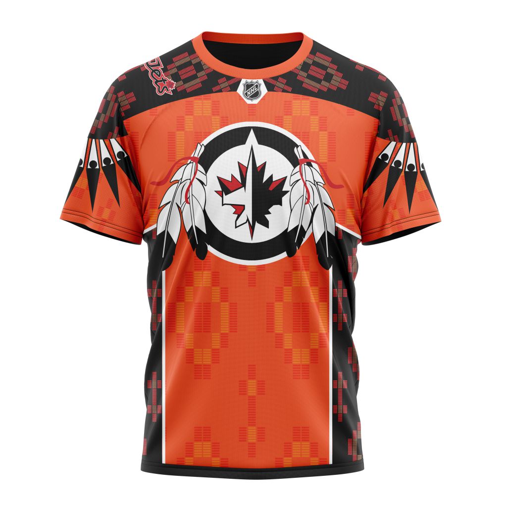 Winnipeg Jets Specialized Design Support Child Live Maters Personalized Name And Number T-Shirt Style 47237 Neasalamis.com