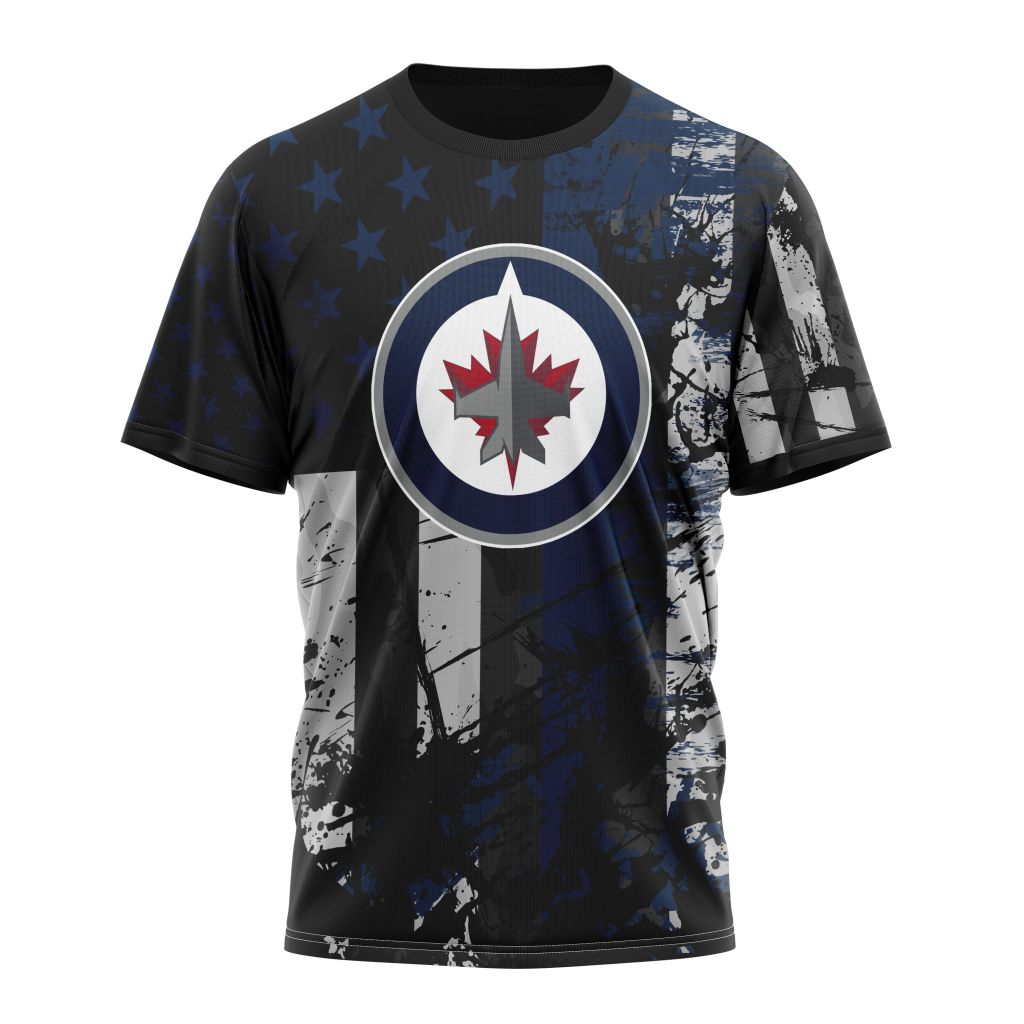 Winnipeg Jets Specialized Jersey For America Personalized Name And Number T-Shirt Style Neasalamis.com