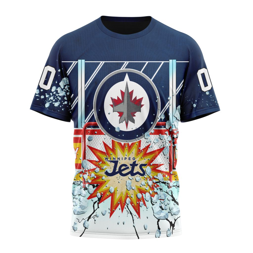 Winnipeg Jets Specialized Jersey With Ice Hockey Arena Personalized Name And Number T-Shirt Style Neasalamis.com