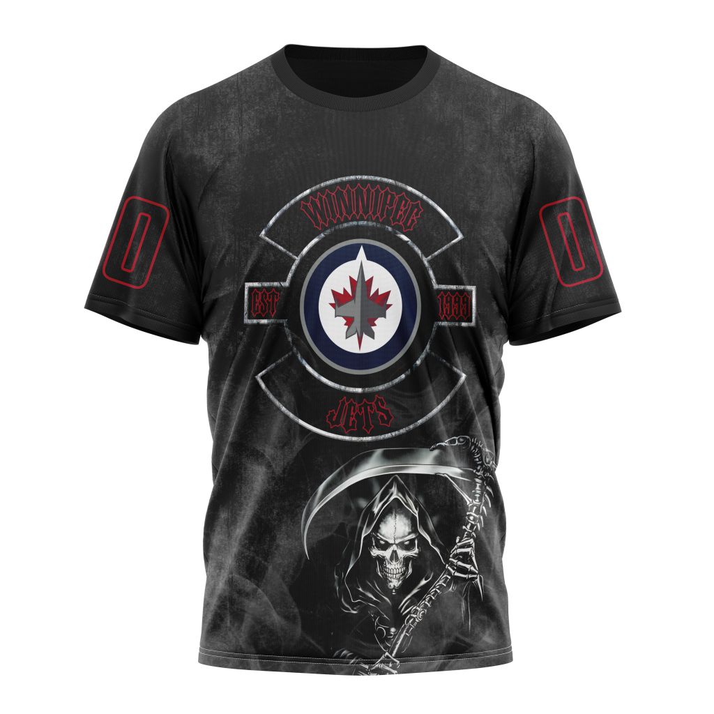 Winnipeg Jets Specialized Kits For Rock Night Personalized Name And Number T-Shirt Style Neasalamis.com