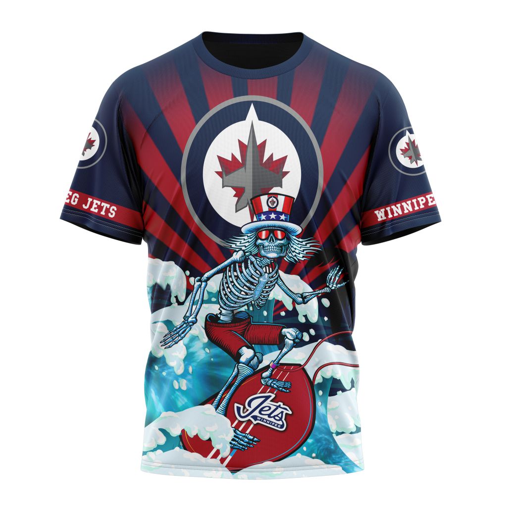 Winnipeg Jets Specialized Kits For The Grateful Dead Personalized Name And Number T-Shirt Style Neasalamis.com