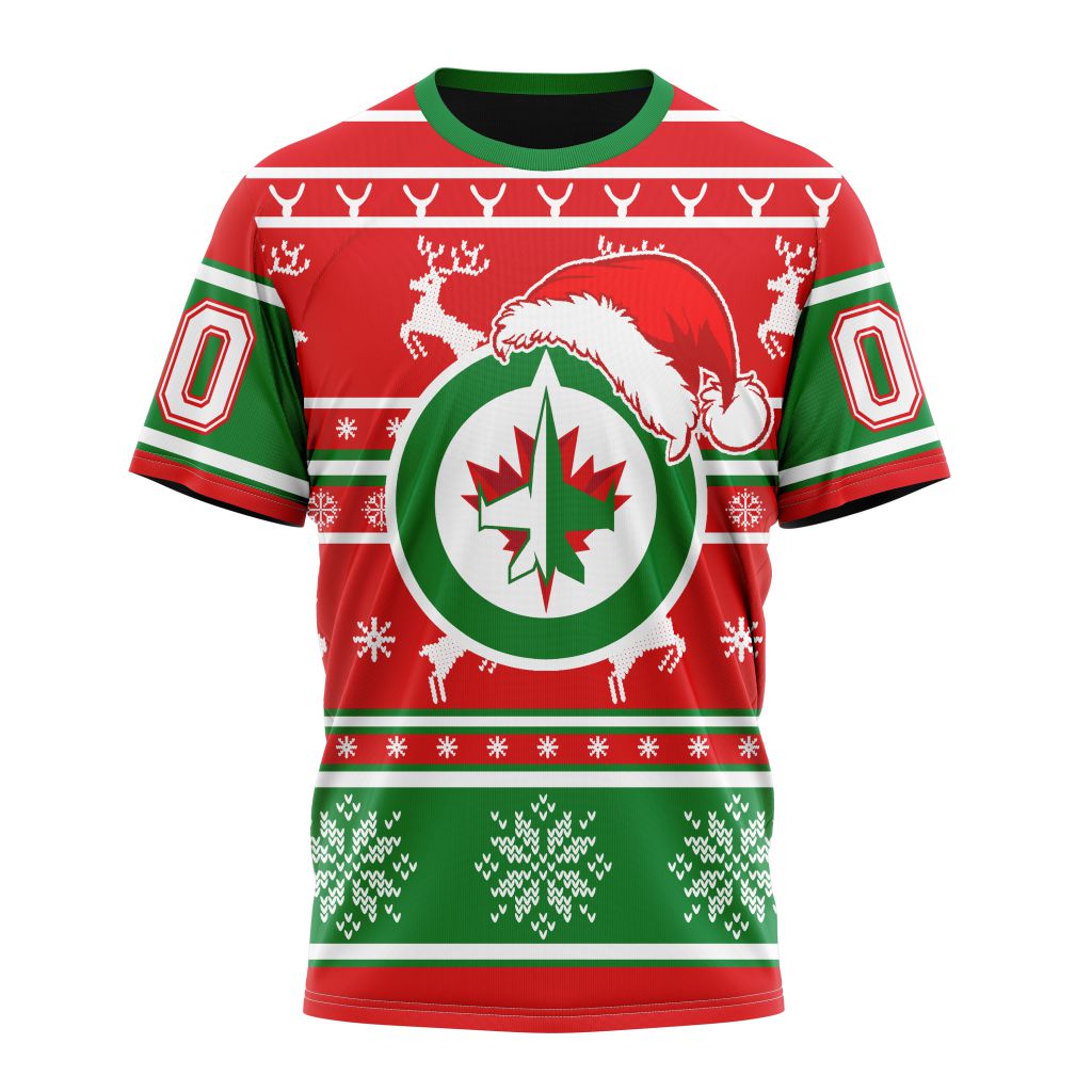 Winnipeg Jets Specialized Unisex Christmas Is Coming Personalized Name And Number T-Shirt Style Neasalamis.com