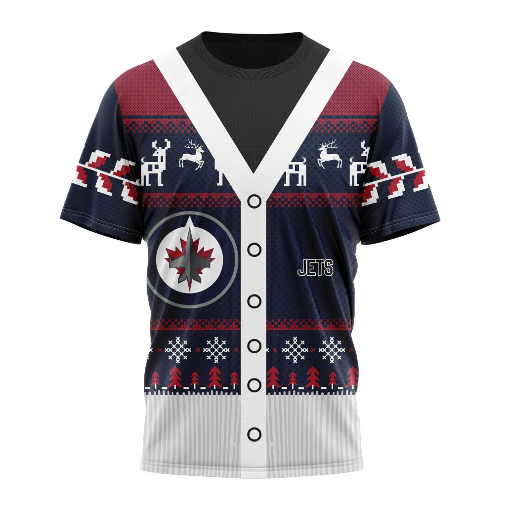 Winnipeg Jets Specialized Unisex Sweater For Chrismas Season Personalized Name And Number T-Shirt Style Neasalamis.com