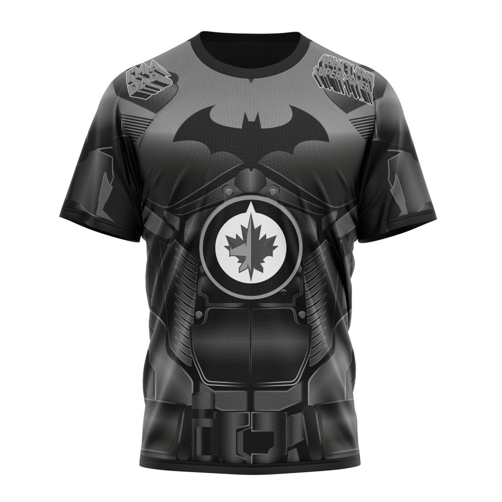 Winnipeg Jets X Batman Specialized Design For Father Day Personalized Name And Number T-Shirt Style 94783 Neasalamis.com