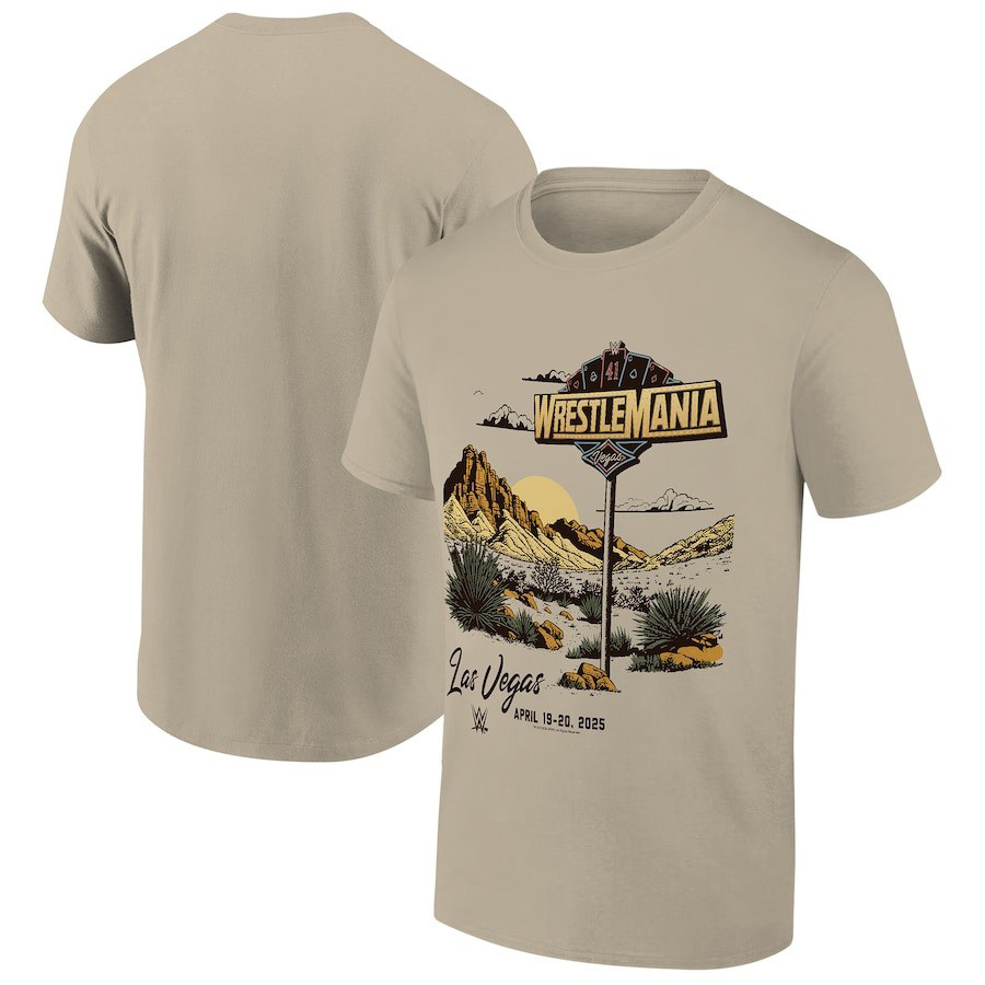 WrestleMania WWE 2025 Shirt WrestleMania 41 Las Vegas Western Tourist T-Shirt Neasalamis.com