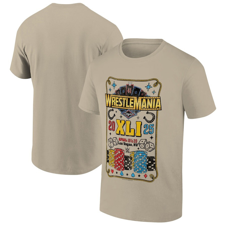 WrestleMania WWE 2025 Shirt WrestleMania XLI Las Vegas Western T-Shirt Boyfriend Gifts Neasalamis.com