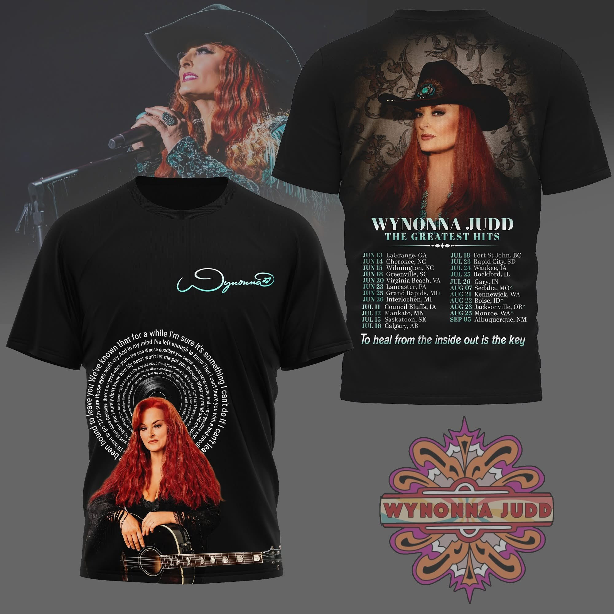 Wynonna Judd The Greatest Hits T-Shirt Wynonna Judd Tour Merch Neasalamis.com