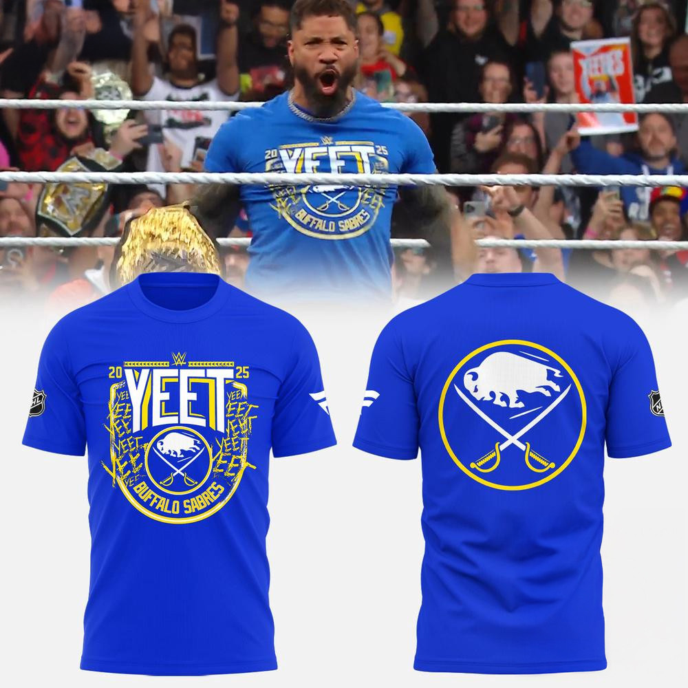 Y.E.E.T x Buffalo Sabres Limited Edition 2025 T-Shirt Ice Hockey Neasalamis.com