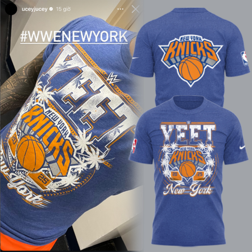 Y.E.E.T x Knicks Shirt Best Basketball Gifts Neasalamis.com