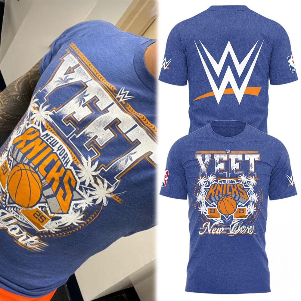 Y.E.E.T x New York Knicks 2025 T-Shirt Gift Ideas For Basketball Lovers Neasalamis.com