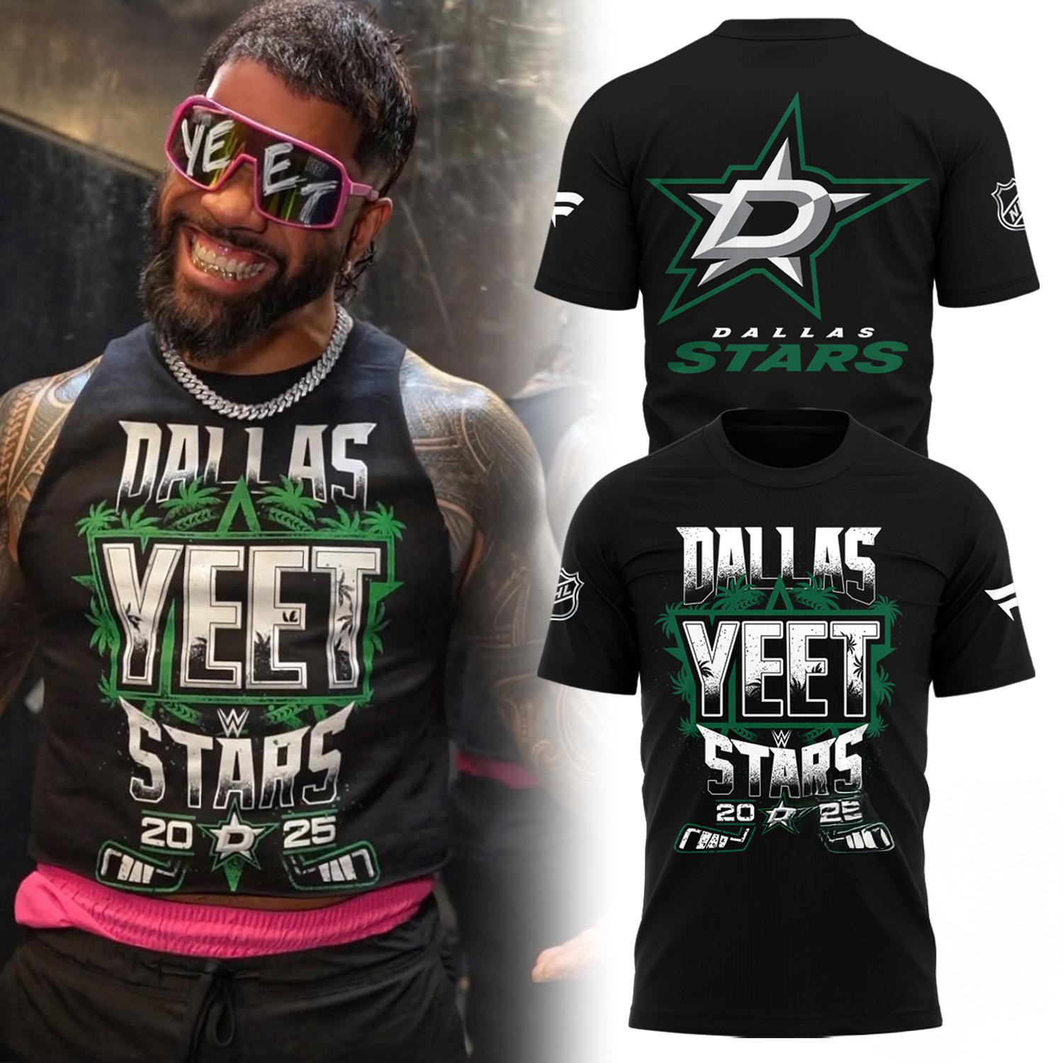 YEET Dallas Stars Hockey 2025 Shirt Gifts For Hockey Fan Neasalamis.com