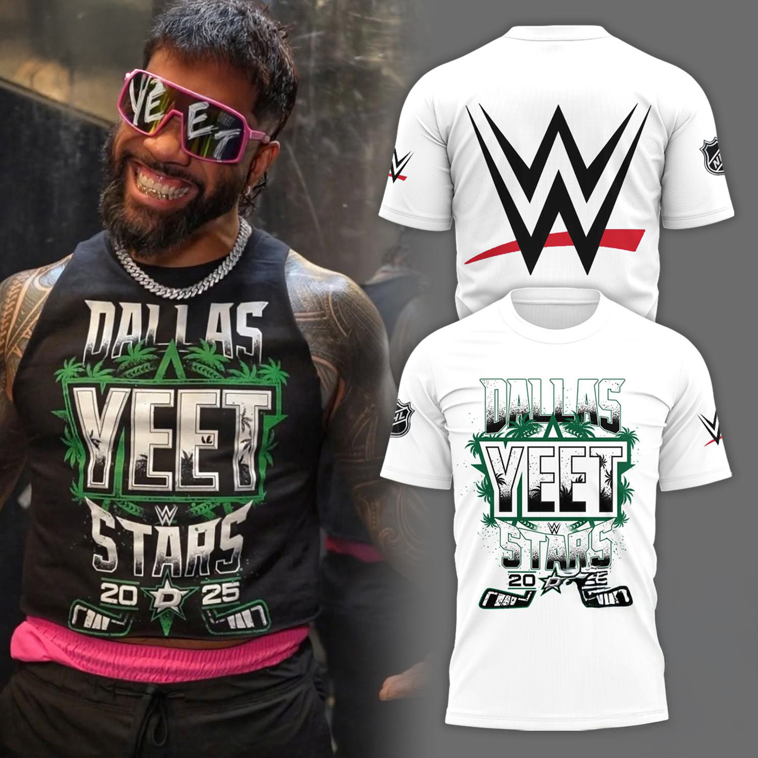 YEET Dallas Stars Hockey 2025 T-Shirt Hockey Lover Neasalamis.com