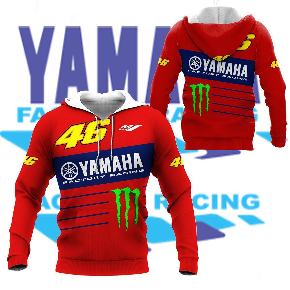 Yamaha Factory Racing Shirt Fan Gift 420 Stylist Unisex 3d Hoodie Zip Hoodie Neasalamis