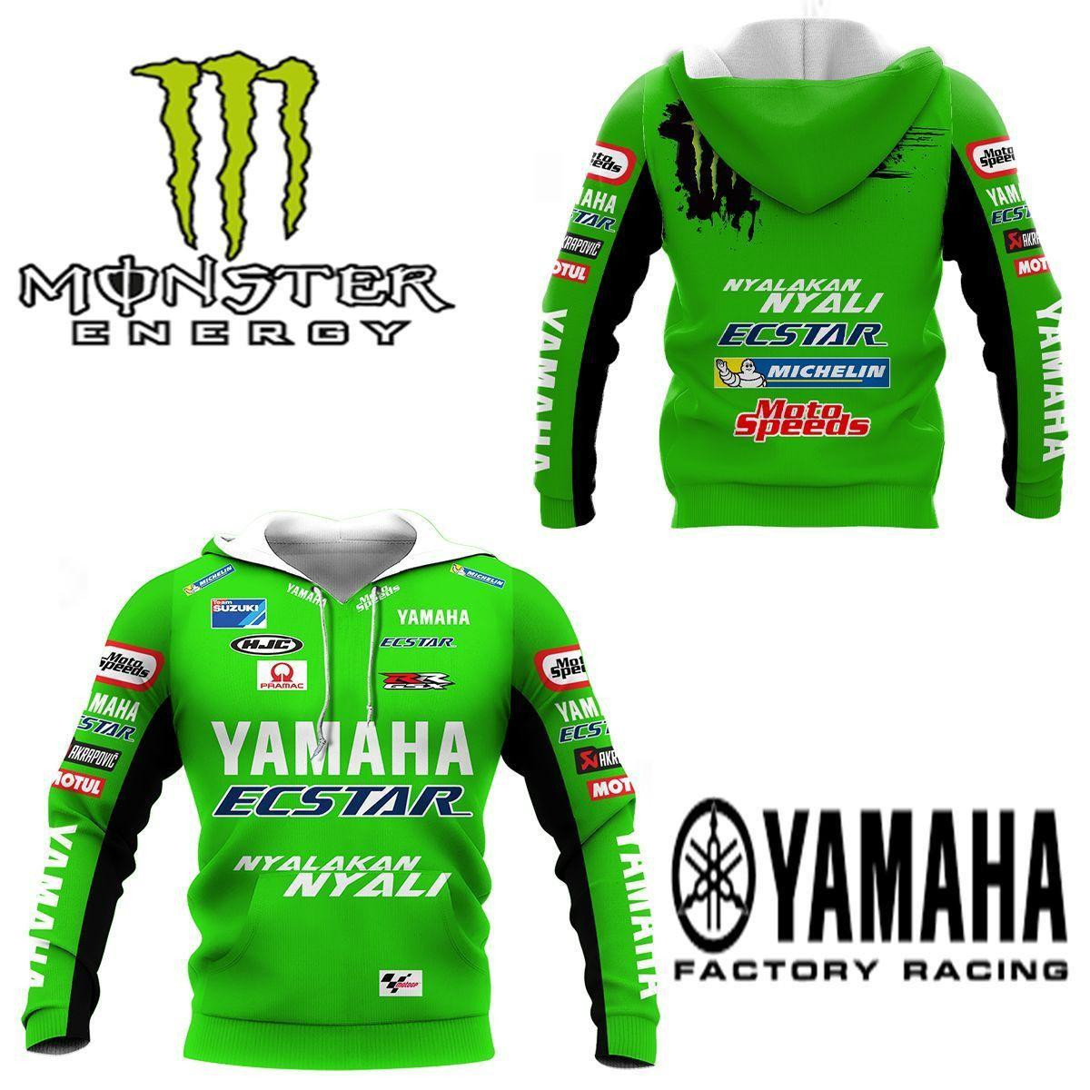 Yamaha Monster Shirt Fan Gift 255 Stylist Unisex 3d Hoodie Zip Hoodie Neasalamis