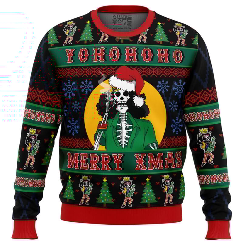 Yohohoho Hippie Trip Brook One Piece Ugly Christmas Sweater Ceasalamis