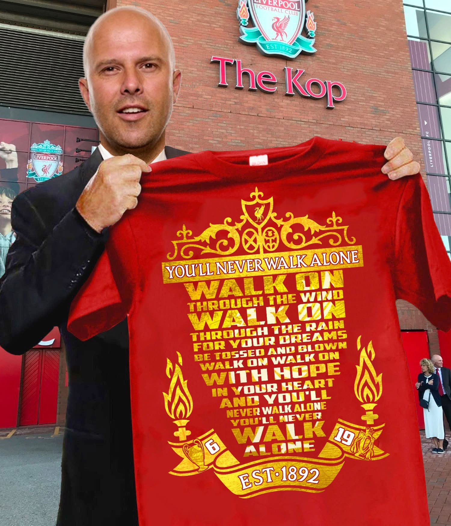 You'll Never Walk Alone Est. 1892 T-Shirt Presents For Football Fans Neasalamis.com