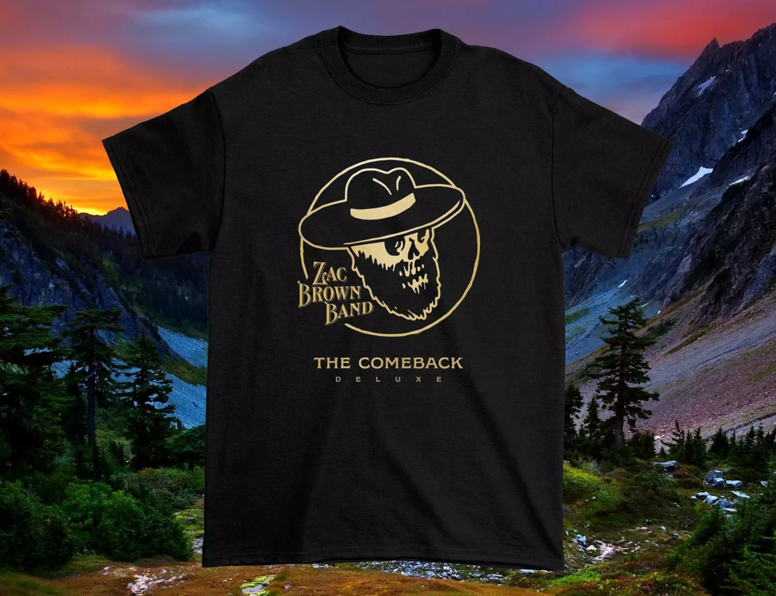 Zac Brown Band The Comeback Deluxe - CD Black T-Shirt Neasalamis.com