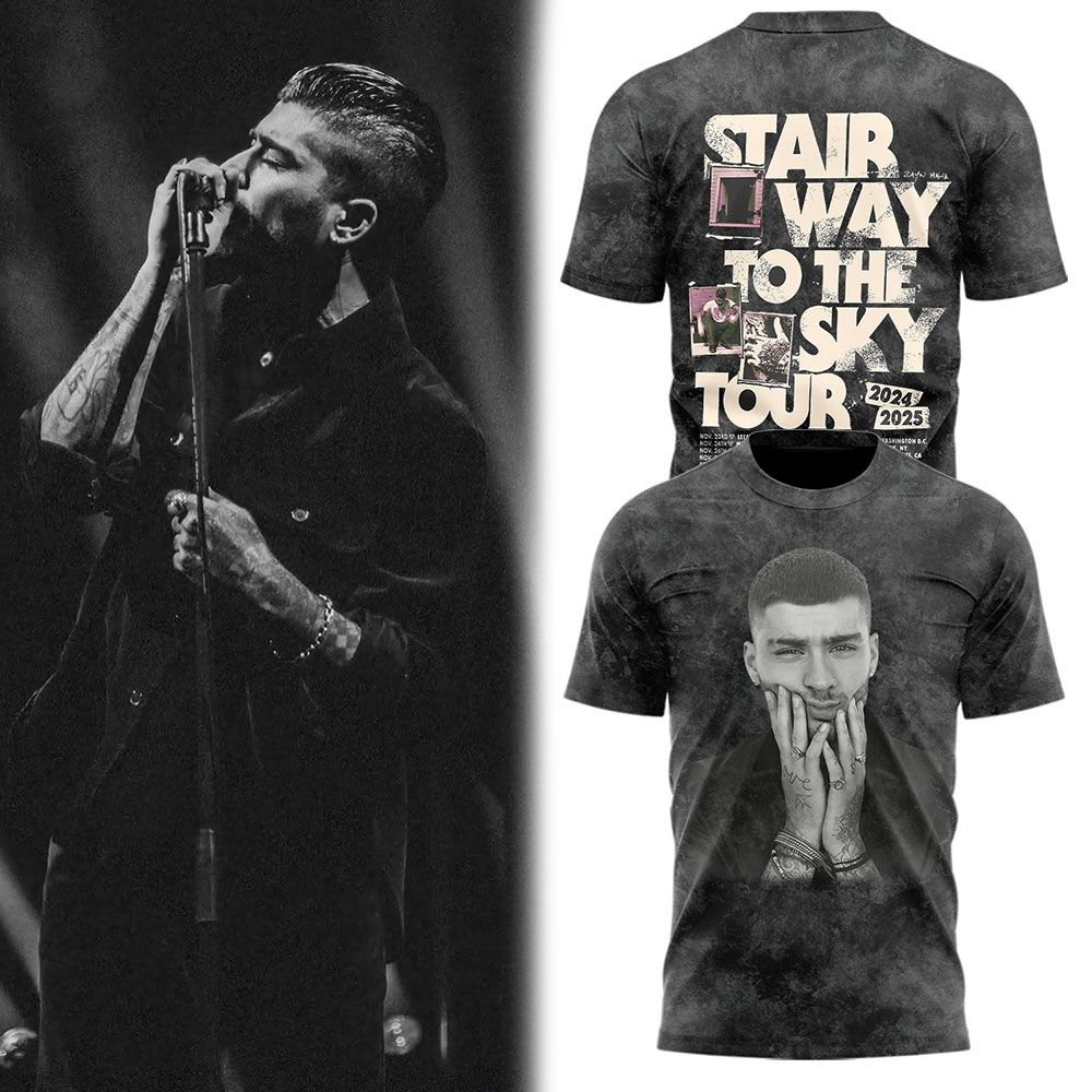 Zayn Malik Stairway to the Sky Tour T-Shirt Best Neasalamis.com
