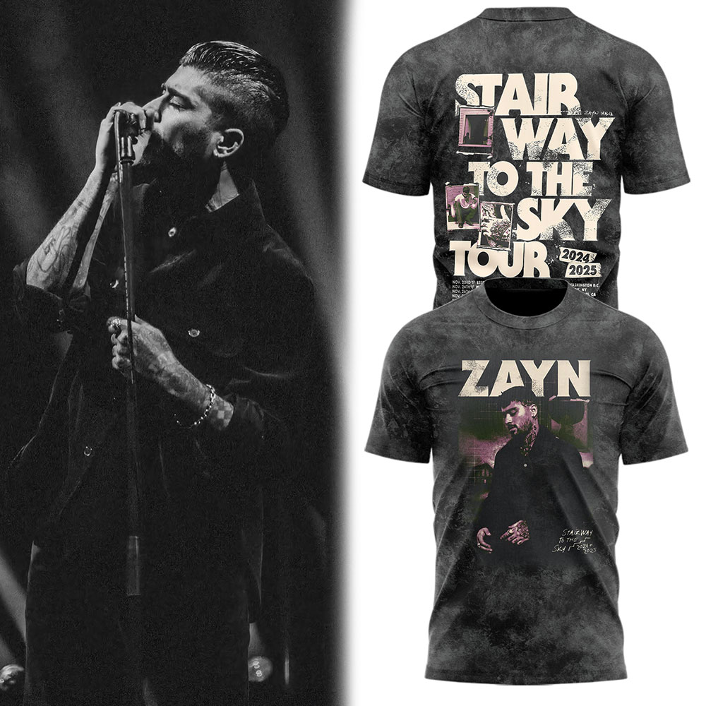 Zayn Malik Stairway to the Sky Tour T-Shirt Unique Neasalamis.com