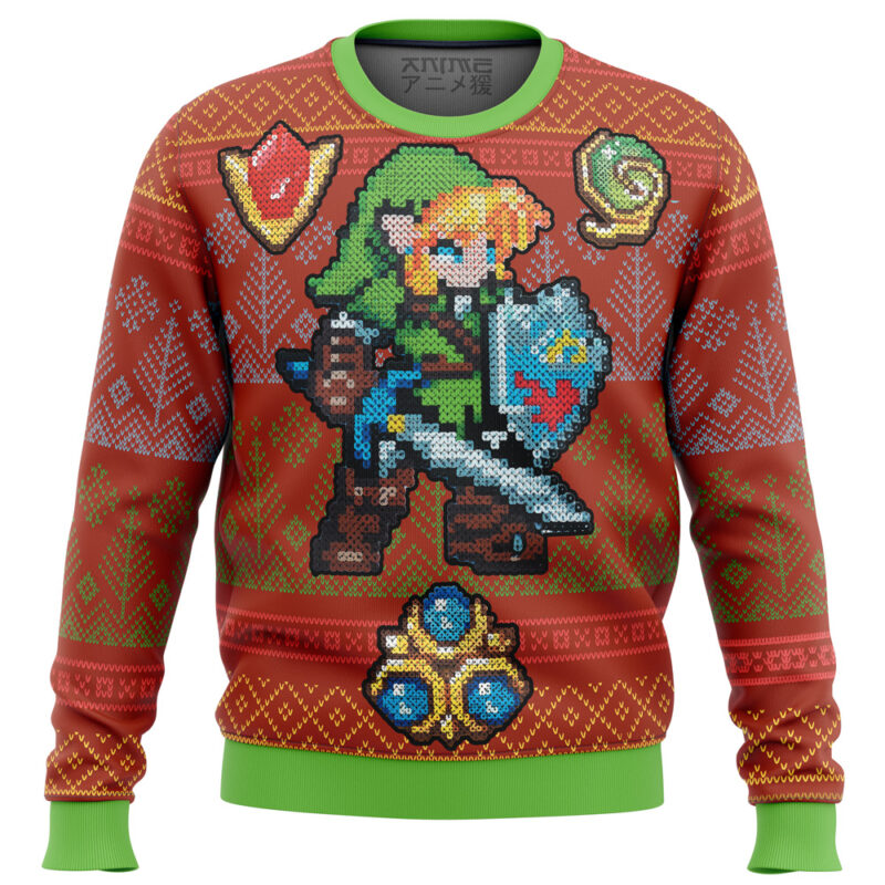Zelda Link Gems Ugly Christmas Sweater Ceasalamis